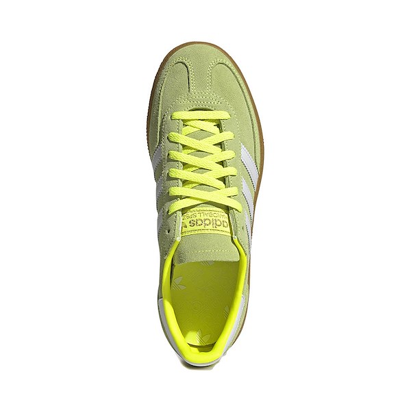 Womens adidas Handball Spezial Athletic Shoe - Solar Yellow / White / Gold Metallic