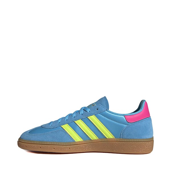alternate view Womens adidas Handball Spezial Athletic Shoe - Sky Rush / Solar Yellow / Lucid PinkALT1