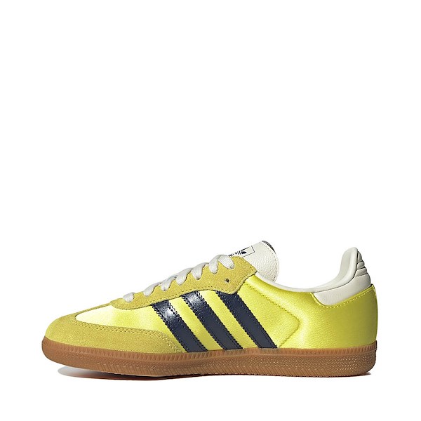 alternate view Womens adidas Samba OG Athletic Shoe - Shock Yellow / Night Indigo / Cream WhiteALT1
