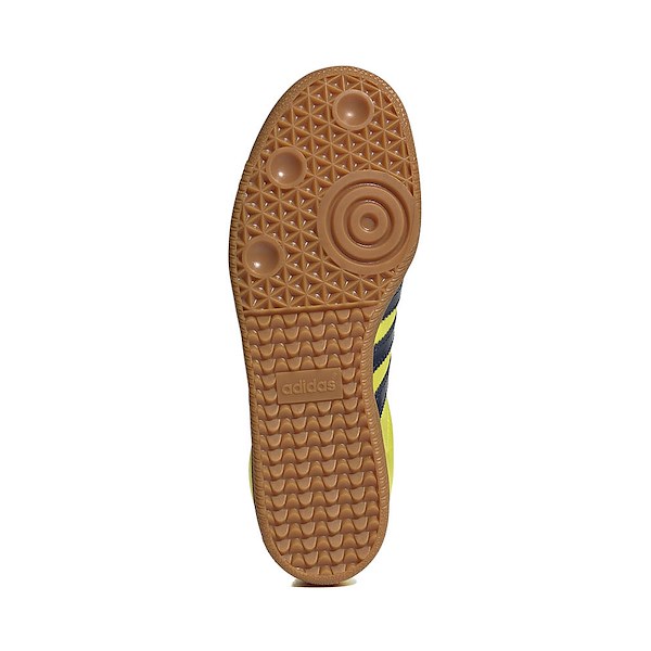 alternate view Womens adidas Samba OG Athletic Shoe - Shock Yellow / Night Indigo / Cream WhiteALT3