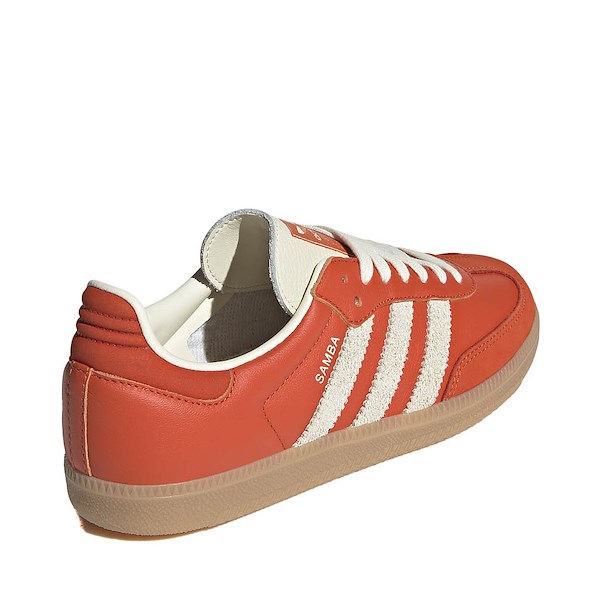 alternate view Womens adidas Samba OG Athletic Shoe - Collegiate Orange / Cream White / GumALT4