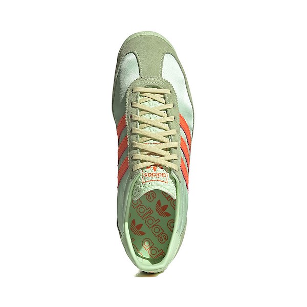 alternate view Womens adidas SL 72 OG Athletic Shoe - Semi Green Spark / Solar Orange / Off WhiteALT2