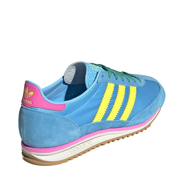 alternate view Womens adidas SL 72 OG Athletic Shoe - Sky Rush / Solar Yellow / Lucid PinkALT4