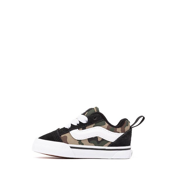 alternate view Vans Knu Skool Skate Shoe - Baby / Toddler - Black / CamoALT1