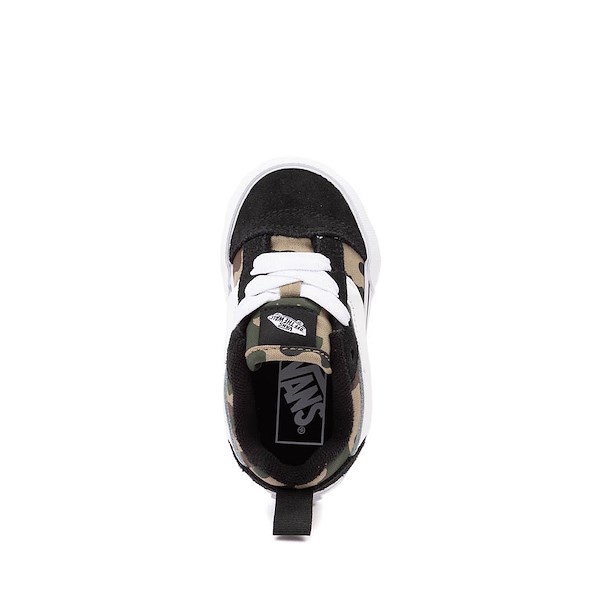 alternate view Vans Knu Skool Skate Shoe - Baby / Toddler - Black / CamoALT2