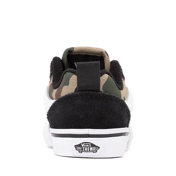 alternate view Vans Knu Skool Skate Shoe - Baby / Toddler - Black / CamoALT4