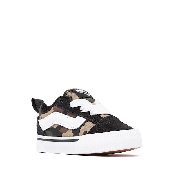 alternate view Vans Knu Skool Skate Shoe - Baby / Toddler - Black / CamoALT5
