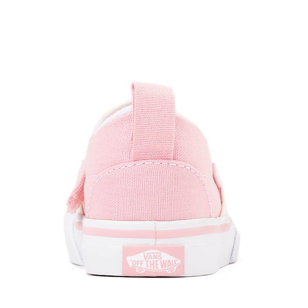 alternate view Vans Slip-On V Skateicorn Skate Shoe - Baby / Toddler - Marshmallow / PinkALT4
