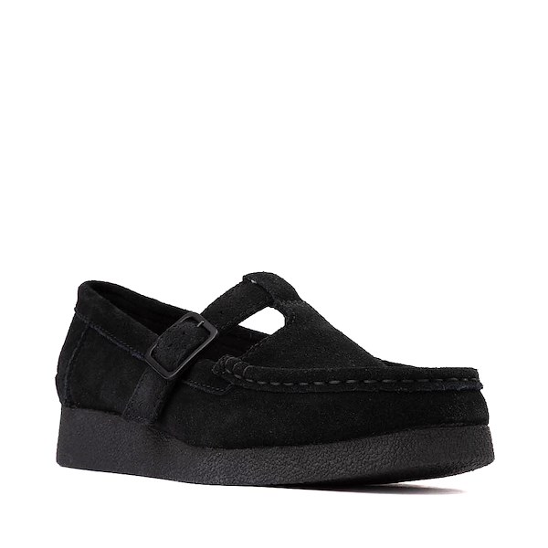 alternate view Womens Clarks Wallabee Evo T-Bar Mocassin - BlackALT5