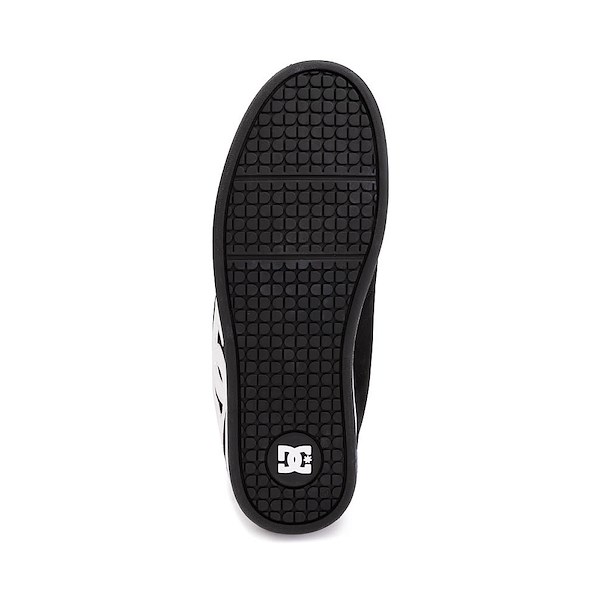 alternate view Mens DC Net Skate Shoe - Black / WhiteALT3