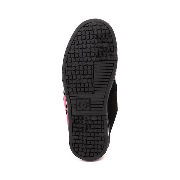 alternate view Womens DC Command Skate Shoe - Black / Pink / BlueALT3