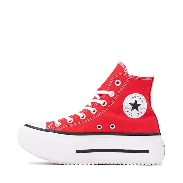 alternate view Converse Chuck Taylor All Star Lift Double Stack High-Top Sneaker - Black / WhiteALT1