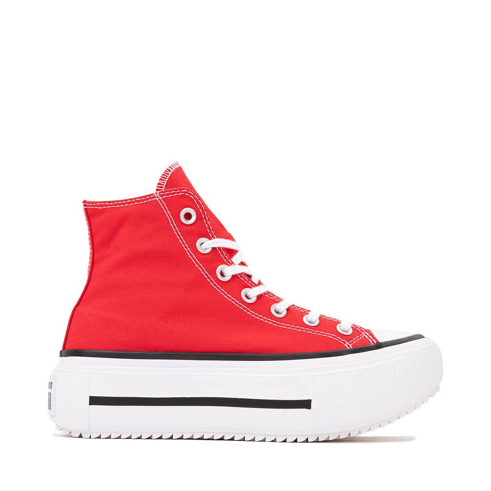 Converse Chuck Taylor All Star Lift Double Stack High-Top Sneaker - Black / White