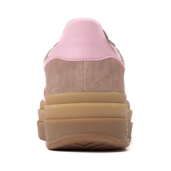 alternate view Womens adidas Gazelle Bold Athletic Shoe - Trace Brown / Clear Pink / Earth StrataALT4
