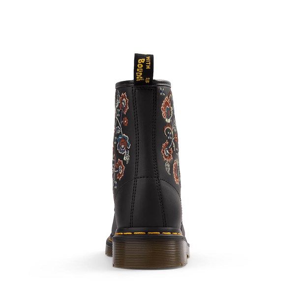 alternate view Womens Dr. Martens 1460 Vonda Tavern Roses Boot - BlackALT4