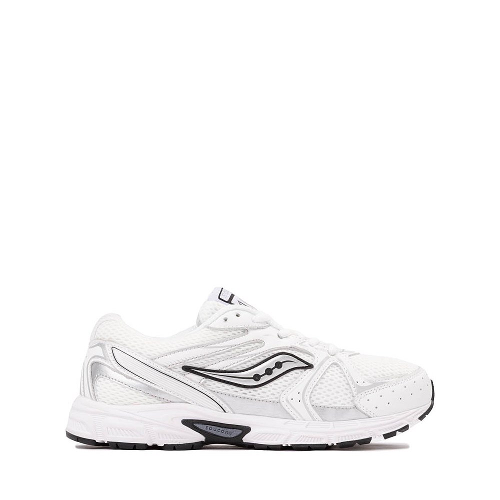 Saucony Ride Millenium Athletic Shoe - Big Kid - White / Black