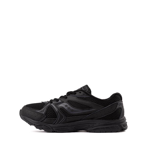 alternate view Saucony Ride Millenium Athletic Shoe - Big Kid - Black / BlackALT1