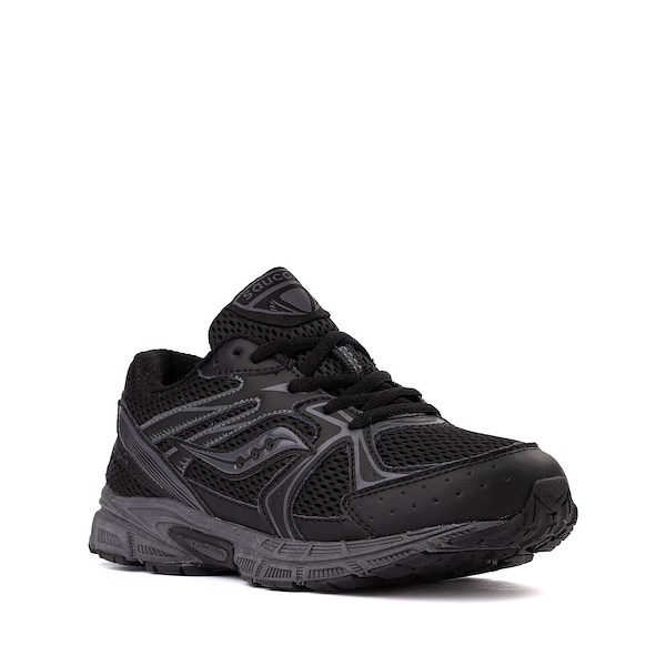alternate view Saucony Ride Millenium Athletic Shoe - Big Kid - Black / BlackALT5
