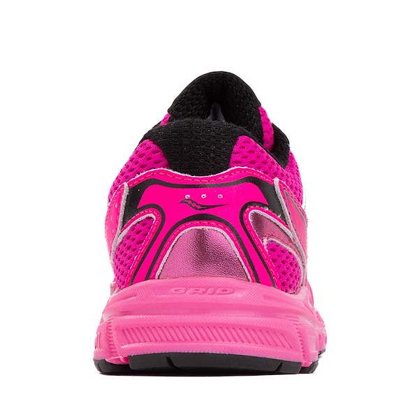 alternate view Saucony Ride Millenium Athletic Shoe - Big Kid - Pink / BlackALT4