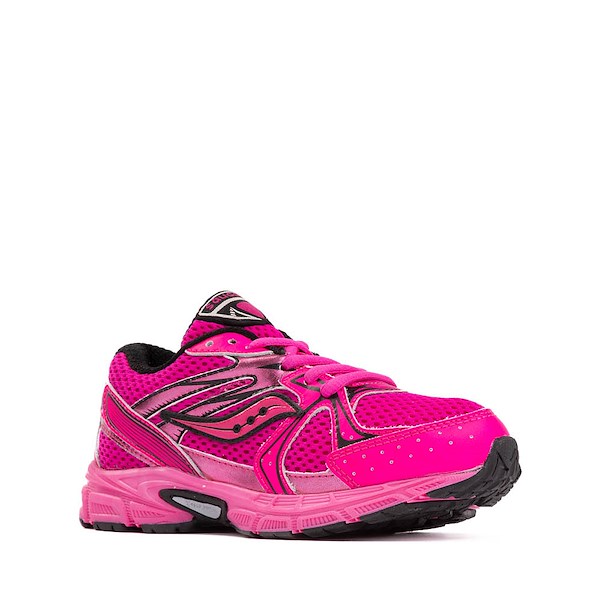 alternate view Saucony Ride Millenium Athletic Shoe - Big Kid - Pink / BlackALT5