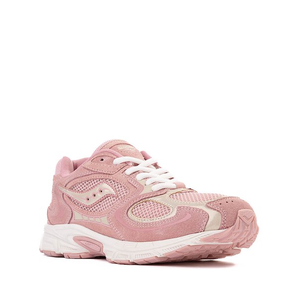 alternate view Saucony Grid Jazz 9 Athletic Shoe - Big Kid - Light Pink / WhiteALT5