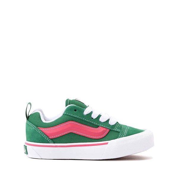 Vans Knu Skool Skate Shoe Little Kid Green Pink