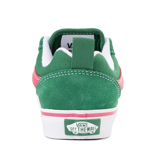 alternate view Vans Knu Skool Skate Shoe - Little Kid - Green / PinkALT4