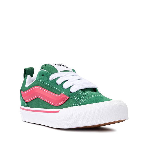 alternate view Vans Knu Skool Skate Shoe - Little Kid - Green / PinkALT5