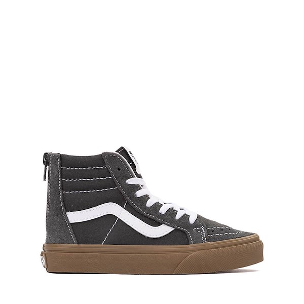 Vans Sk8 Hi Zip Skate Shoe Little Kid Grey Gum Journeys