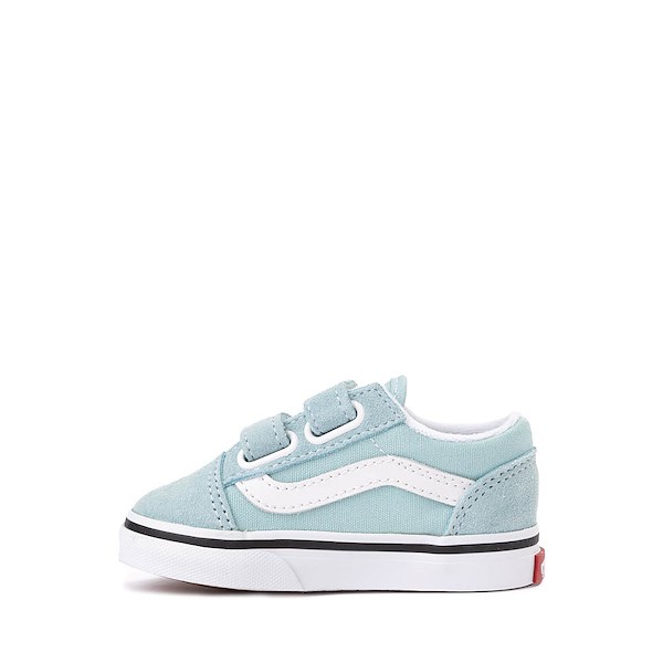 alternate view Vans Old Skool V Skate Shoe - Baby / Toddler - Canal BlueALT1