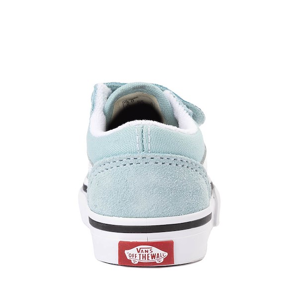 alternate view Vans Old Skool V Skate Shoe - Baby / Toddler - Canal BlueALT4