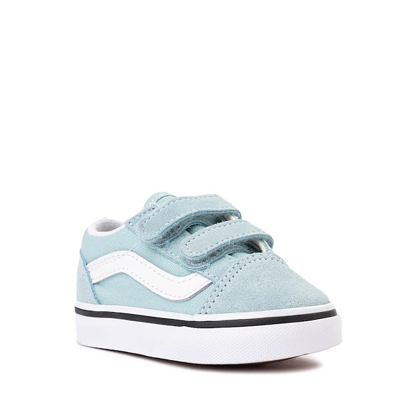 alternate view Vans Old Skool V Skate Shoe - Baby / Toddler - Canal BlueALT5