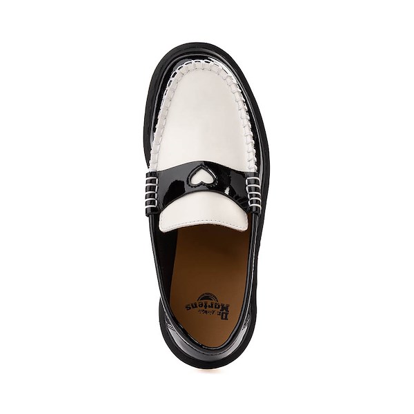 alternate view Womens Dr. Martens Penton Heart Loafer - BlackALT2