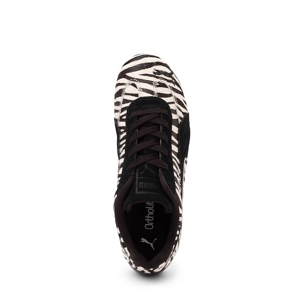 alternate view Womens PUMA Speedcat Zebra Athletic Shoe - Warm White / PUMA BlackALT2