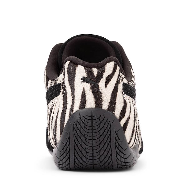 alternate view Womens PUMA Speedcat Zebra Athletic Shoe - Warm White / PUMA BlackALT4