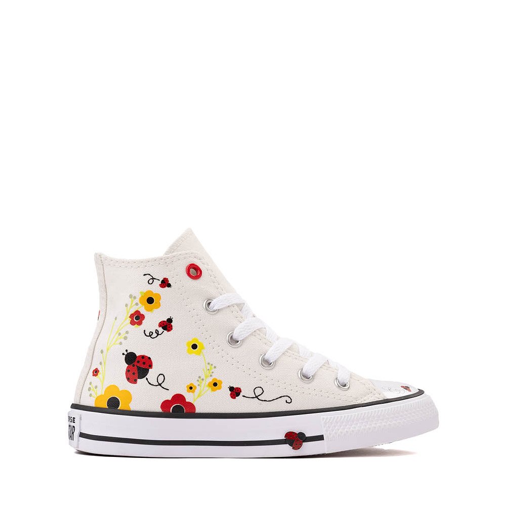 Converse Chuck Taylor All Star Ladybugs High-Top Sneaker - Little Kid - Natural