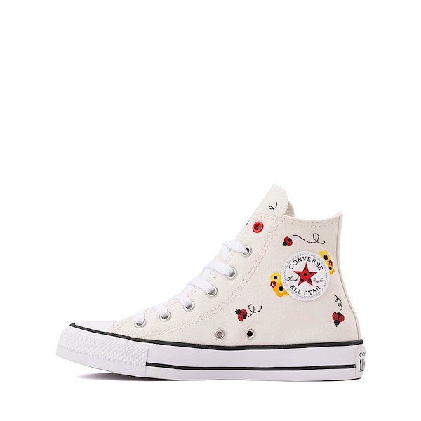 alternate view Converse Chuck Taylor All Star Ladybugs High-Top Sneaker - Big Kid - NaturalALT1