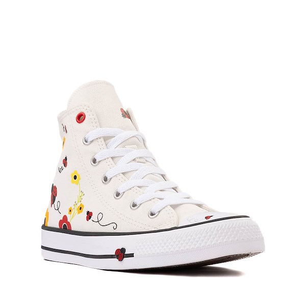 alternate view Converse Chuck Taylor All Star Ladybugs High-Top Sneaker - Big Kid - NaturalALT5
