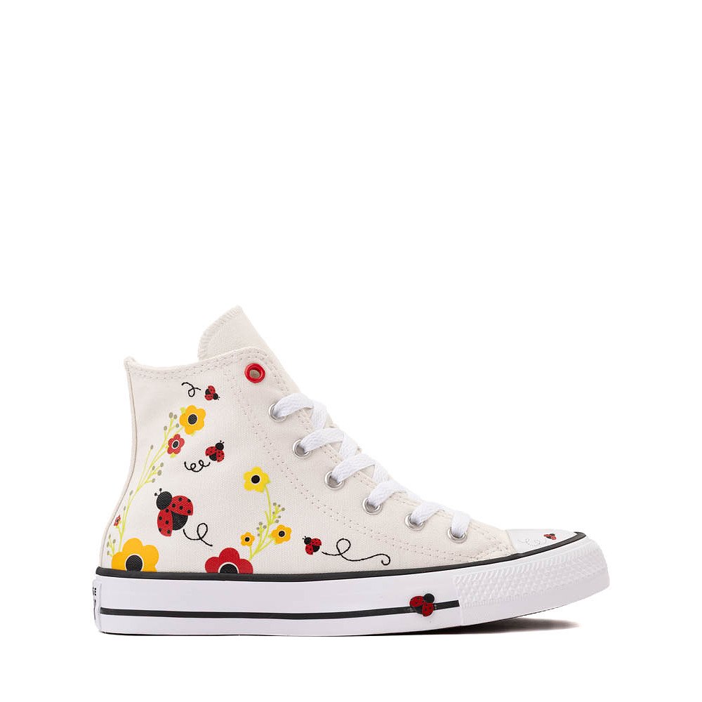 Converse Chuck Taylor All Star Ladybugs High-Top Sneaker - Big Kid - Natural