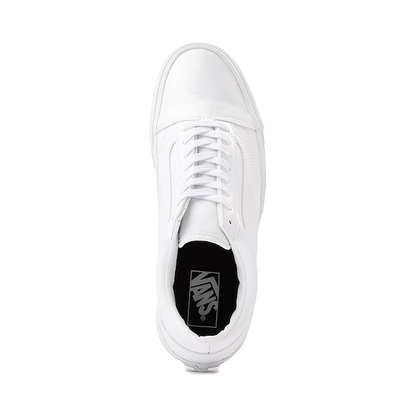 Vans Old Skool Classic Tumble Skate Shoe True White Journeys