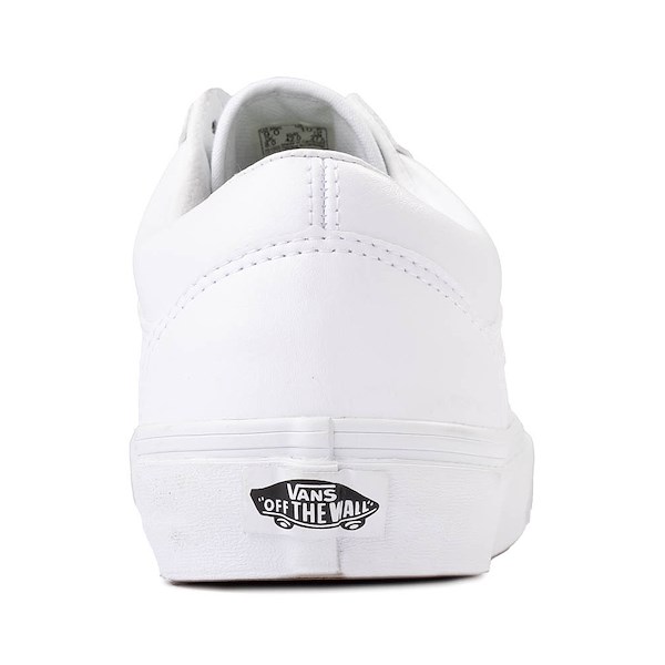 alternate view Vans Old Skool Classic Tumble Skate Shoe - True WhiteALT4