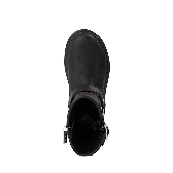 alternate view Dr. Martens Genaya Biker Boot - Big Kid - BlackALT2