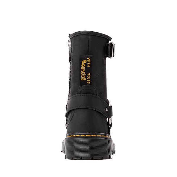 alternate view Dr. Martens Genaya Biker Boot - Big Kid - BlackALT4