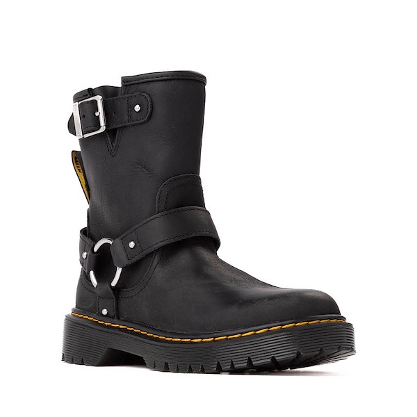 alternate view Dr. Martens Genaya Biker Boot - Big Kid - BlackALT5