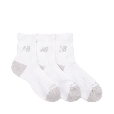 New Balance Active Crew Socks 3 Pack - White