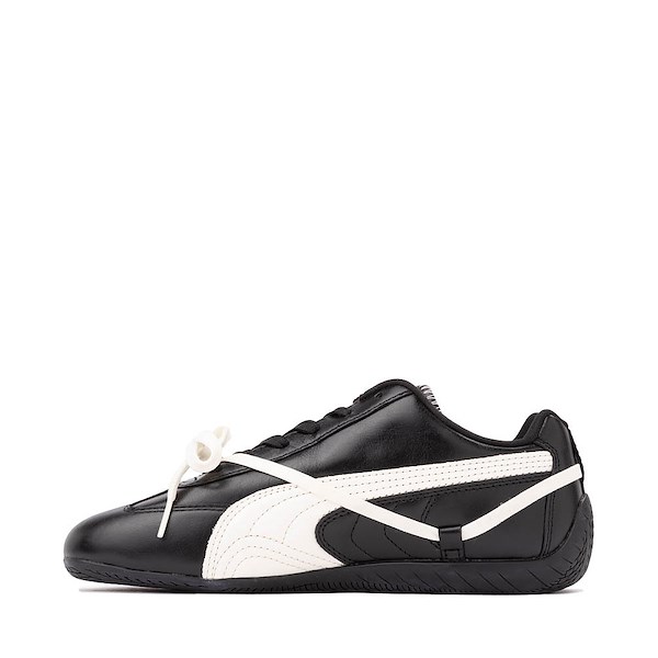 alternate view Womens PUMA x ROSÉ Speedcat Leather Athletic Shoe - PUMA Black / Warm WhiteALT1