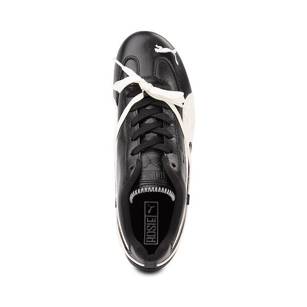 alternate view Womens PUMA x ROSÉ Speedcat Leather Athletic Shoe - PUMA Black / Warm WhiteALT2