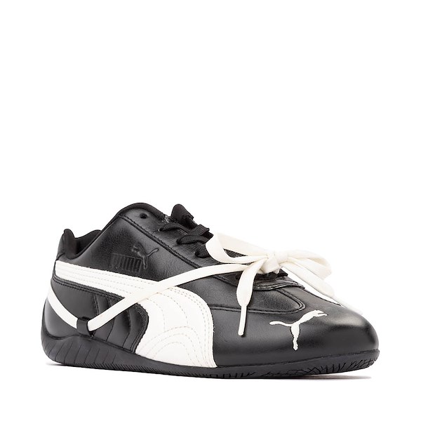 alternate view Womens PUMA x ROSÉ Speedcat Leather Athletic Shoe - PUMA Black / Warm WhiteALT5