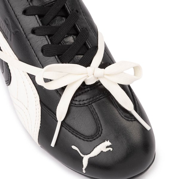 alternate view Womens PUMA x ROSÉ Speedcat Leather Athletic Shoe - PUMA Black / Warm WhiteALT5B