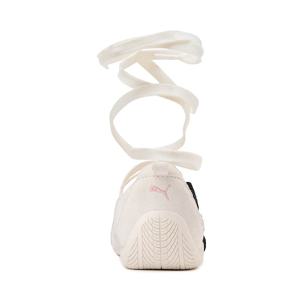 alternate view Womens PUMA x ROSÉ Speedcat Ballet Shoe - Warm White / PUMA Black / Frosty PinkALT4